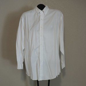 Ralph Lauren 16 1/2 33/32 White Dress Shirt